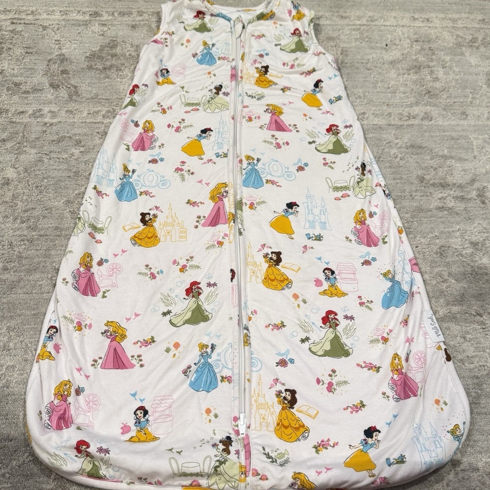 Milk Snob Disney Baby Princess Sleep Sack 6-18 Months Pink Bamboo 1.0 TOG